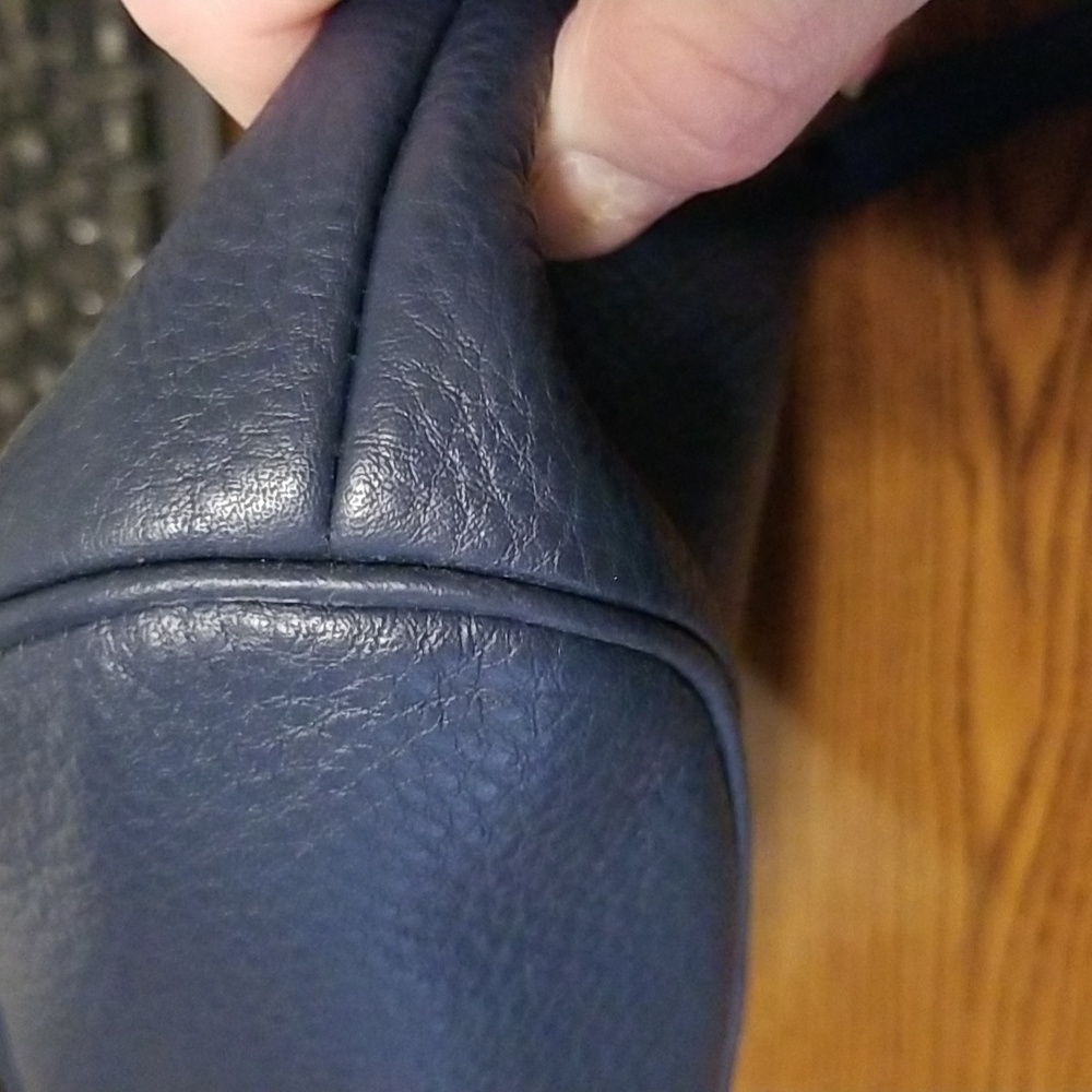 Mini Leather Drawstring Bucket Bag - image 8